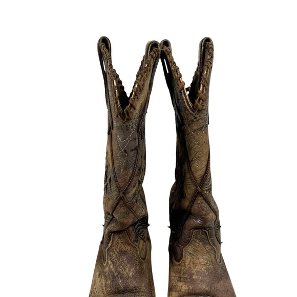 Ariat Women's Arroyo Brushed Metallic Square Toe Boots Women's Sz 6.5 B 10031431 - Picture 5 of 15